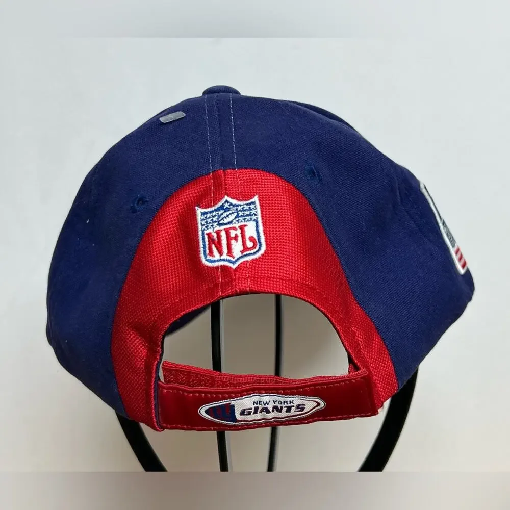 New York Giants Hat Reebok Pro Line Strap Back FDNY Raised Brim NFL Football VTG